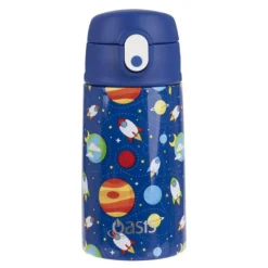 Oasis Stainless Steel Kids Drink Bottle 400ml Hot