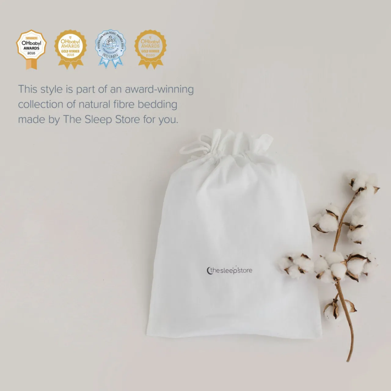The Sleep Store Organic Jersey Pillowcase - Standard Best