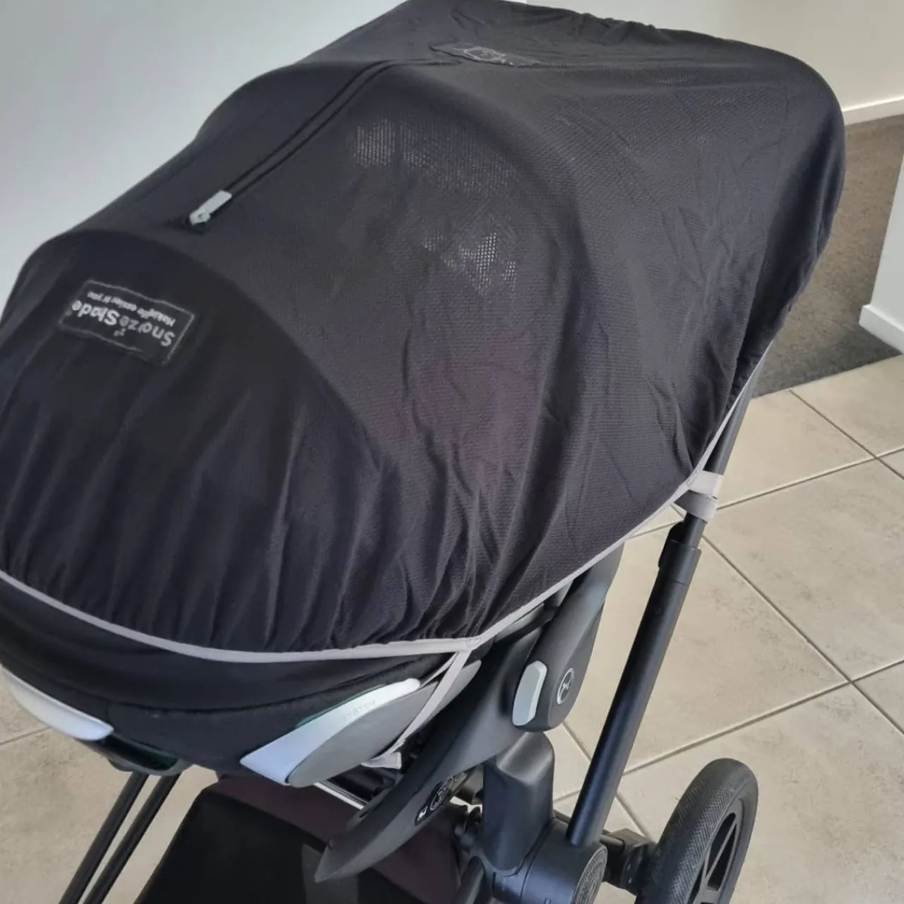 SnoozeShade Original Buggy Blackout Shade Cover - Steel Trim Best