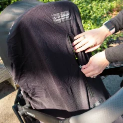 SnoozeShade Original Buggy Blackout Shade Cover - Steel Trim Best