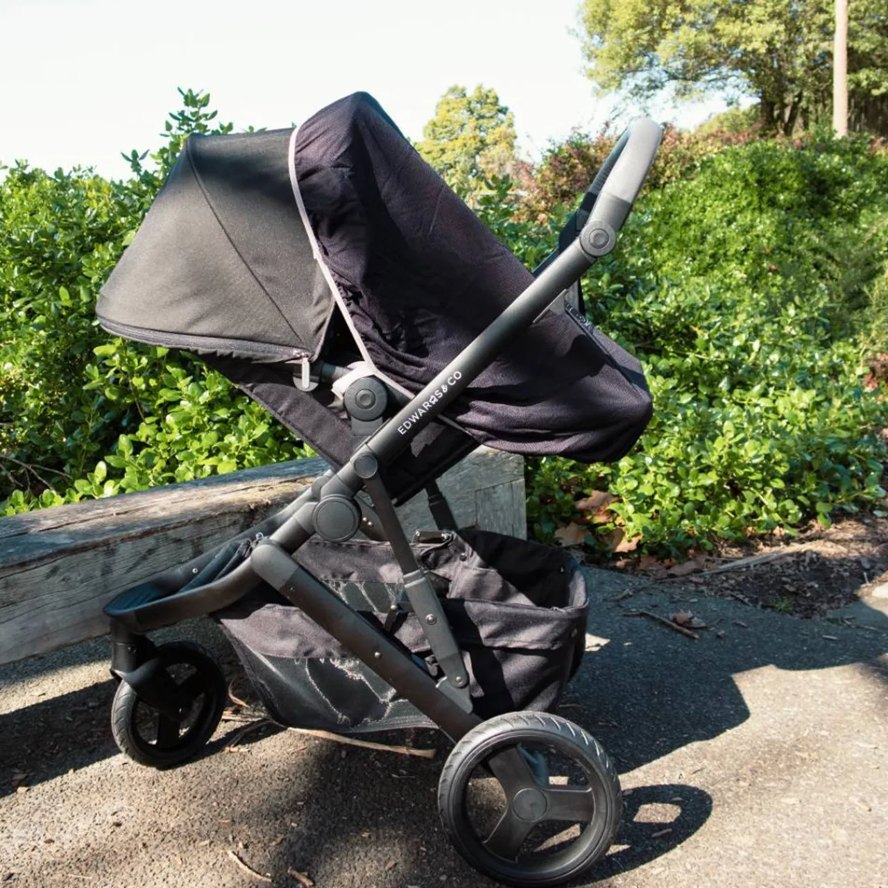 SnoozeShade Original Buggy Blackout Shade Cover - Steel Trim Best