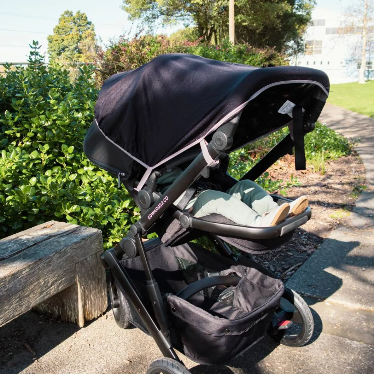 SnoozeShade Original Buggy Blackout Shade Cover - Steel Trim Best