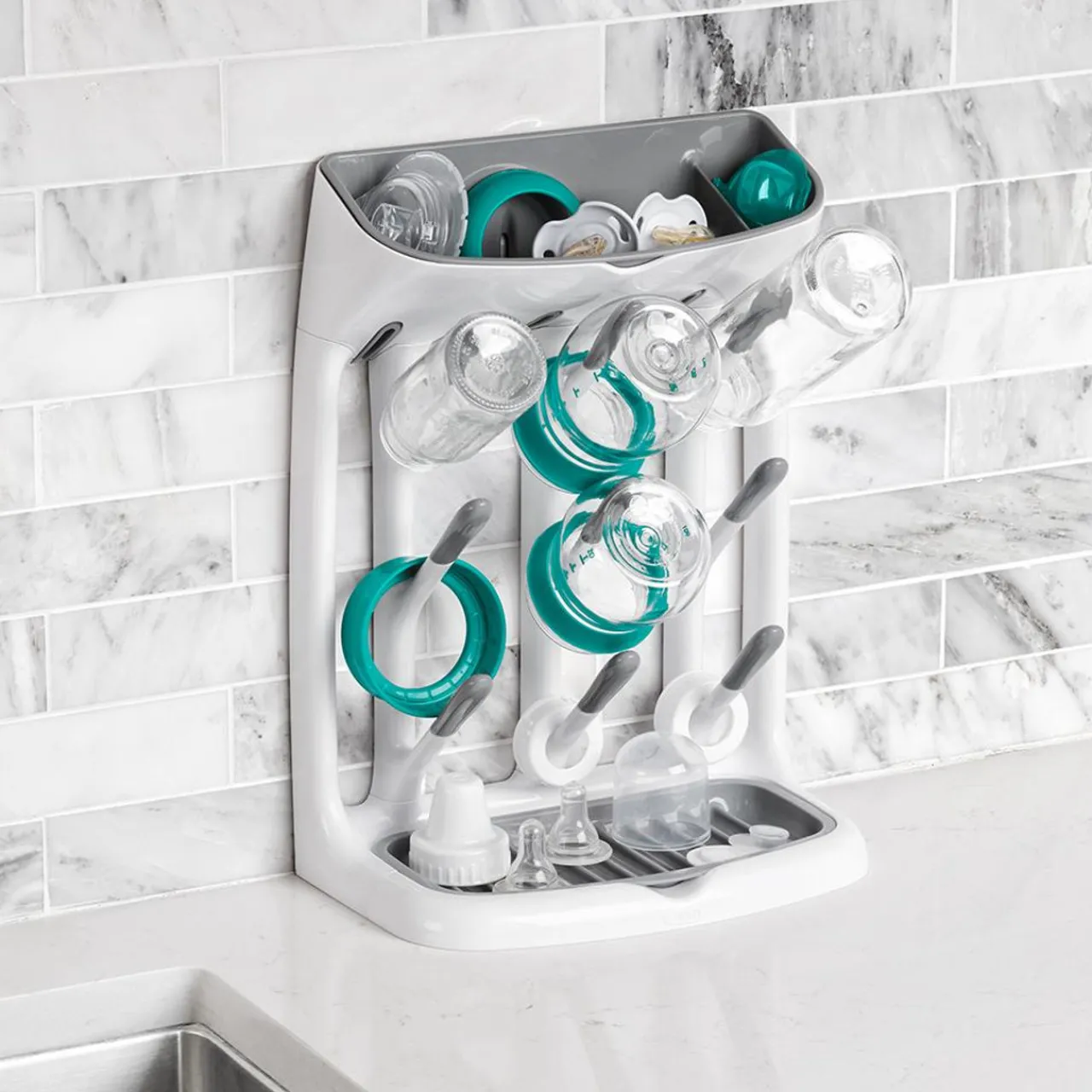 OXO Tot Space Saving Drying Rack Grey Sale