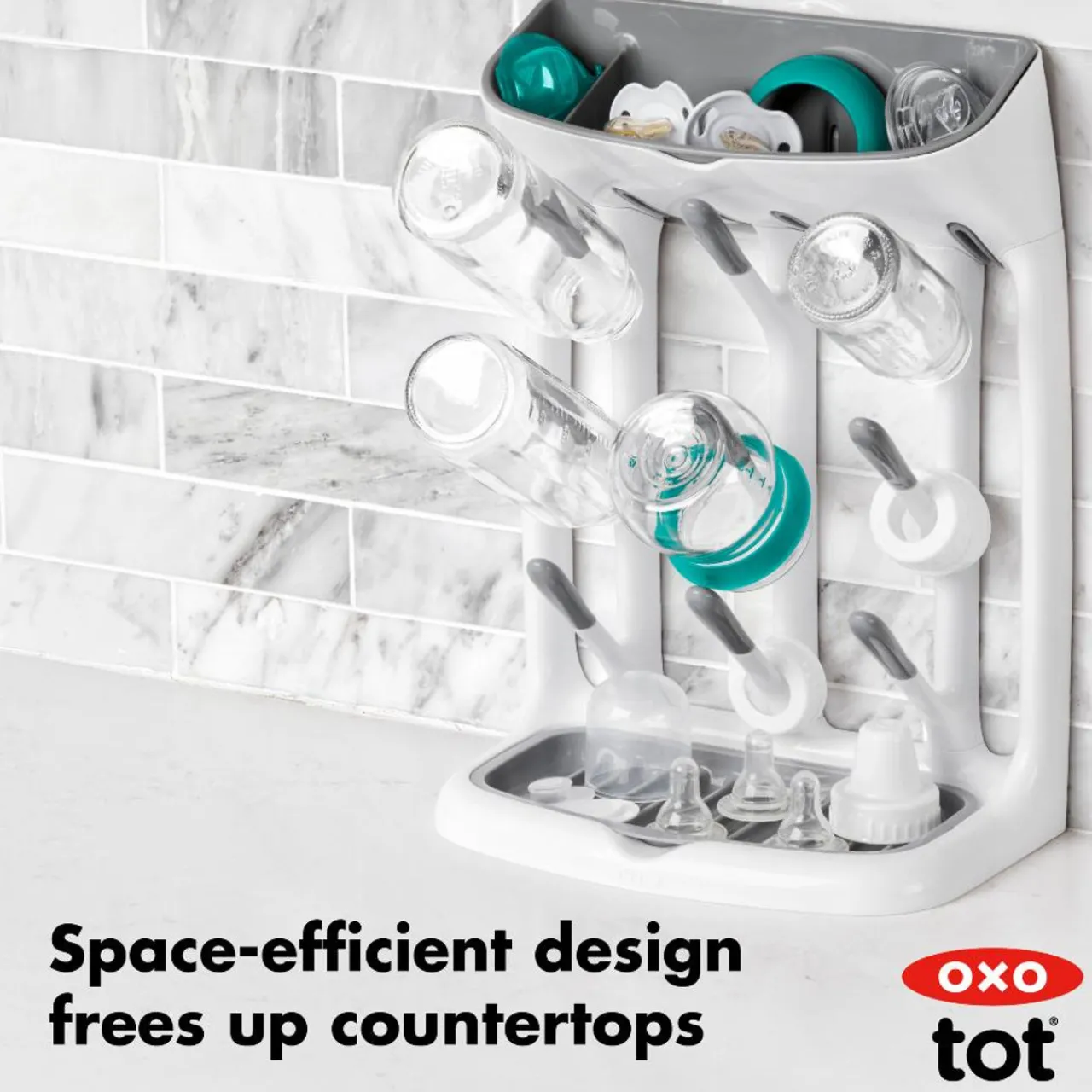 OXO Tot Space Saving Drying Rack Grey Sale