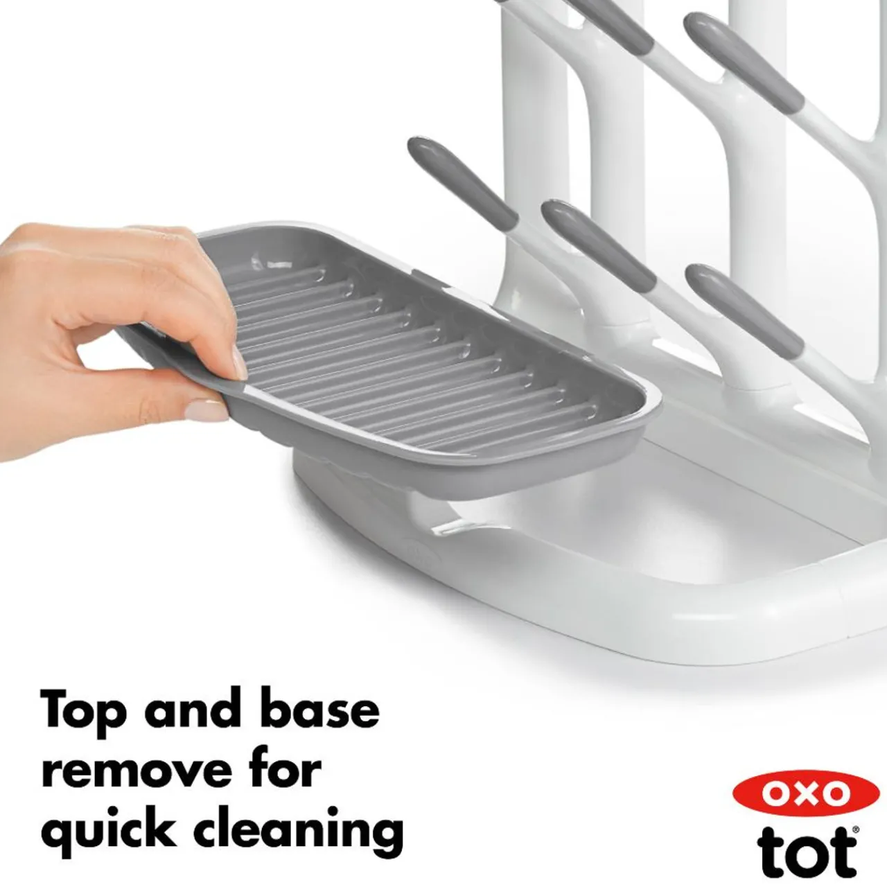 OXO Tot Space Saving Drying Rack Grey Sale