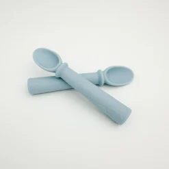 Petite Eats Silicone Baby Spoons 2pk Fashion