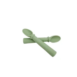 Petite Eats Silicone Baby Spoons 2pk Fashion