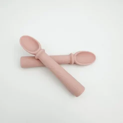 Petite Eats Silicone Baby Spoons 2pk Fashion