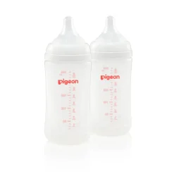 Pigeon Baby Pigeon SoftTouch Wide Neck Bottle PP Twin Pack Fashion
