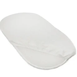 Purflo Breathable Bassinet Fitted Sheet Soft White Discount