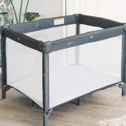 The Sleep Store Quest Portacot with Bassinet - Grey Hot
