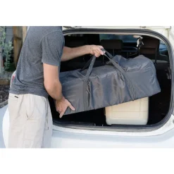 The Sleep Store Quest Portacot with Bassinet - Grey Hot