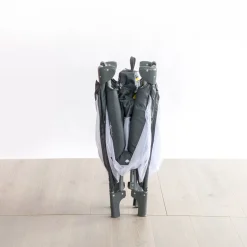 The Sleep Store Quest Portacot with Bassinet - Grey Hot