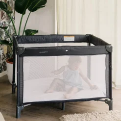 The Sleep Store Quest Solo Portacot - Grey Best