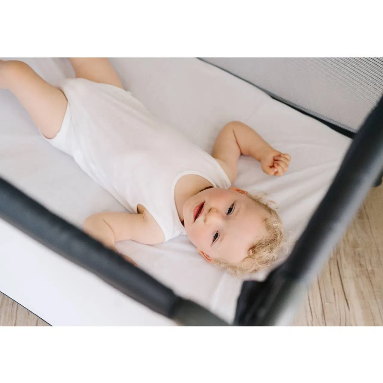 The Sleep Store Quest Solo Portacot - Grey Best