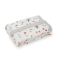 Little Unicorn Quilted Cotton Muslin Baby Blanket Hot