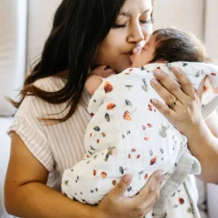 Little Unicorn Quilted Cotton Muslin Baby Blanket Hot