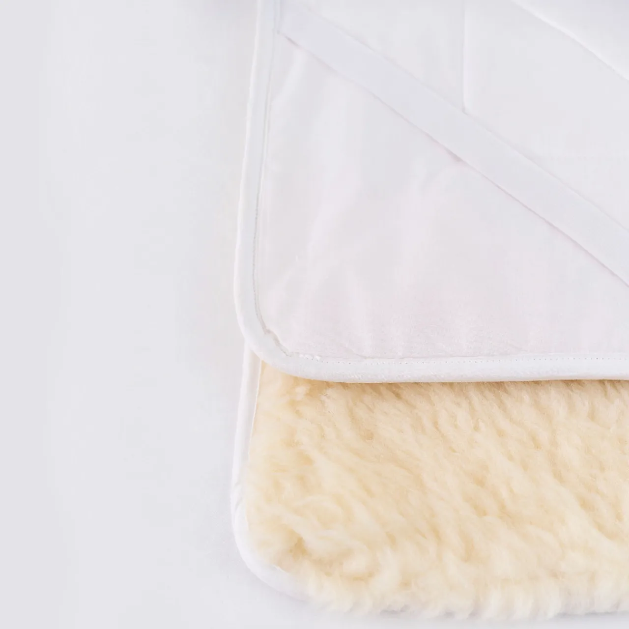 The Sleep Store Reversible Quilted Wool Underlay - Cot Size Fashion