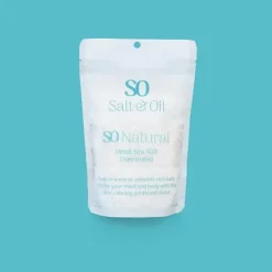 Salt & Oil - Natural Dead Sea Salt - Unscented 400g Hot