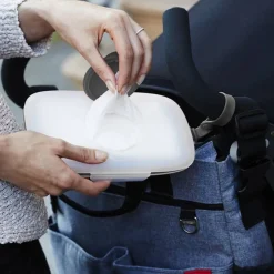 Skip Hop - Grab & Go Perfect Snug Seal Wipes Case Grey Fashion