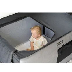 SnoozeShade Air-Permeable Travel Cot Blackout Cover Clearance