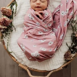 Snuggle Hunny Baby Jersey Wrap & Topknot Set Best