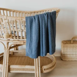 Snuggle Hunny Diamond Knit Baby Blanket New