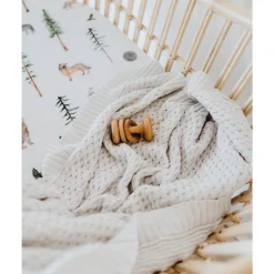 Snuggle Hunny Diamond Knit Baby Blanket New