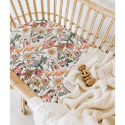 Snuggle Hunny Kids Fitted Bassinet Sheet / Change Pad Cover - 80 x 48cm Clearance