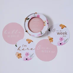 Snuggle Hunny Reversible Milestone Cards Online