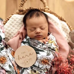 Snuggle Hunny Wooden Milestone Cards Online