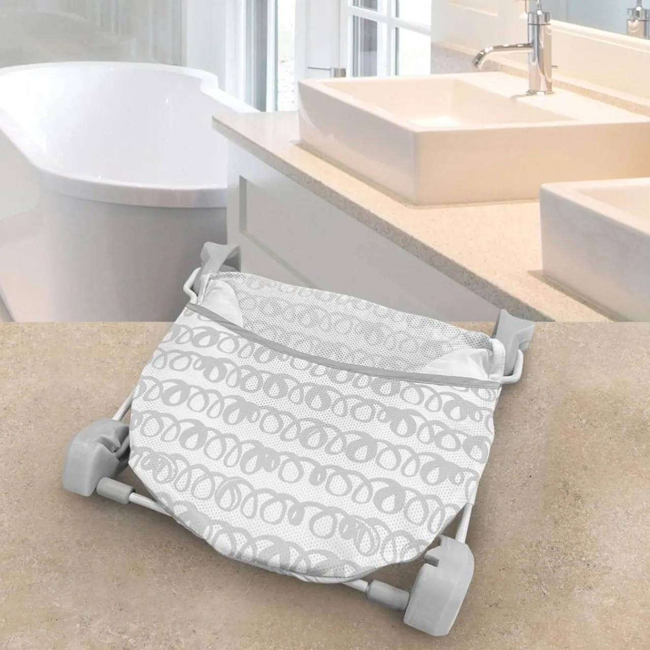 Ingenuity Summer by Foldaway 2-Position Bather Grey New