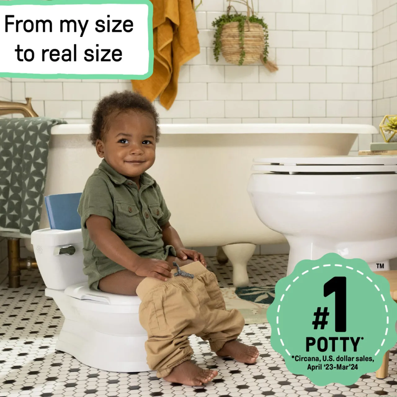 Ingenuity Summer by My Size Potty Pro White Fashion