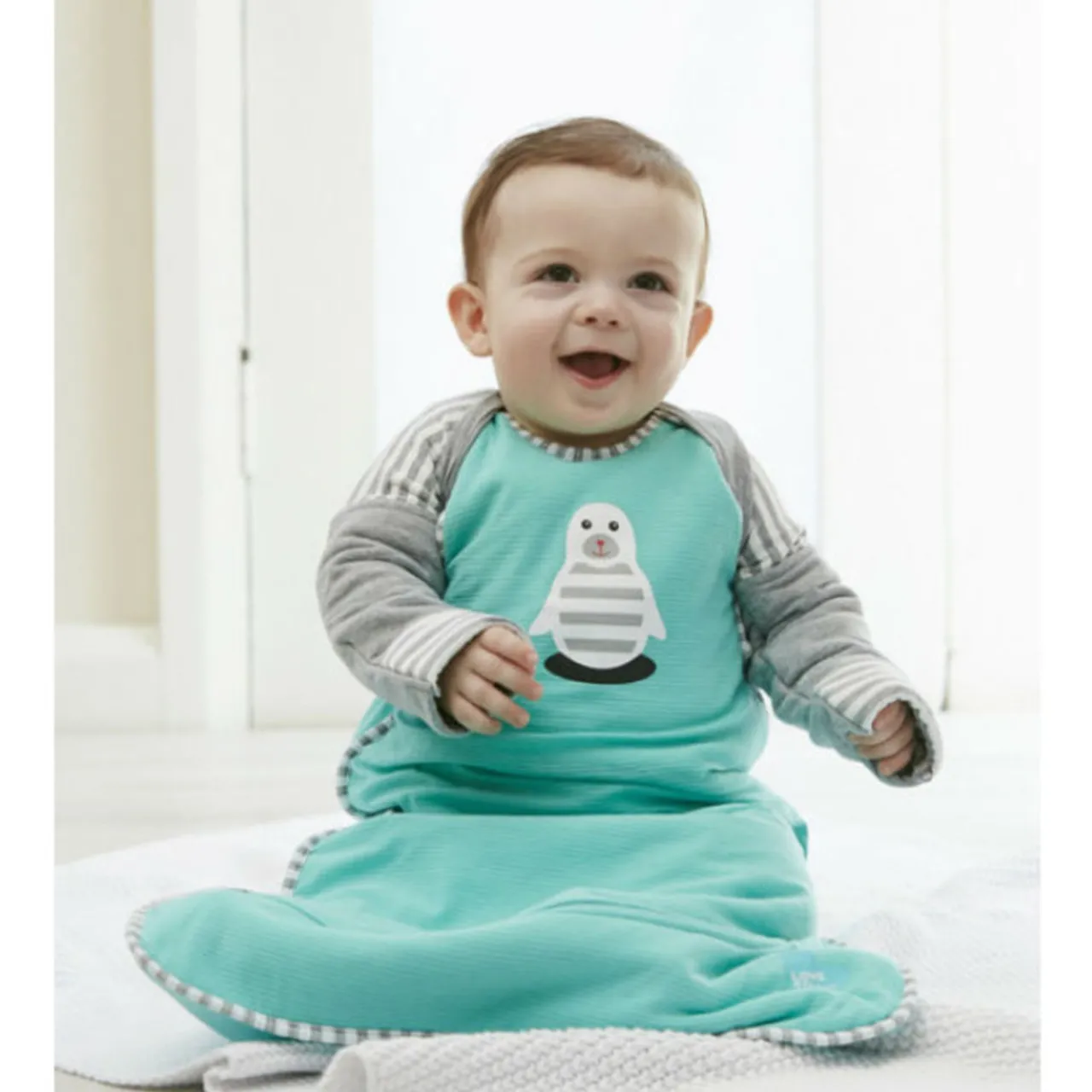 Love to Dream Swaddle Up - Arm Warmers Grey/White Best