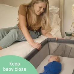 SwaddleMe by Ingenuity Beginnings Bassinet Select - Clearance Grey Outlet