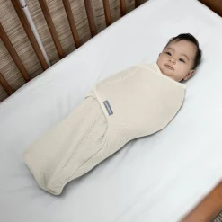 SwaddleMe by Ingenuity Muslin Original Stage 1 1.5 tog Swaddle 1pk Clearance