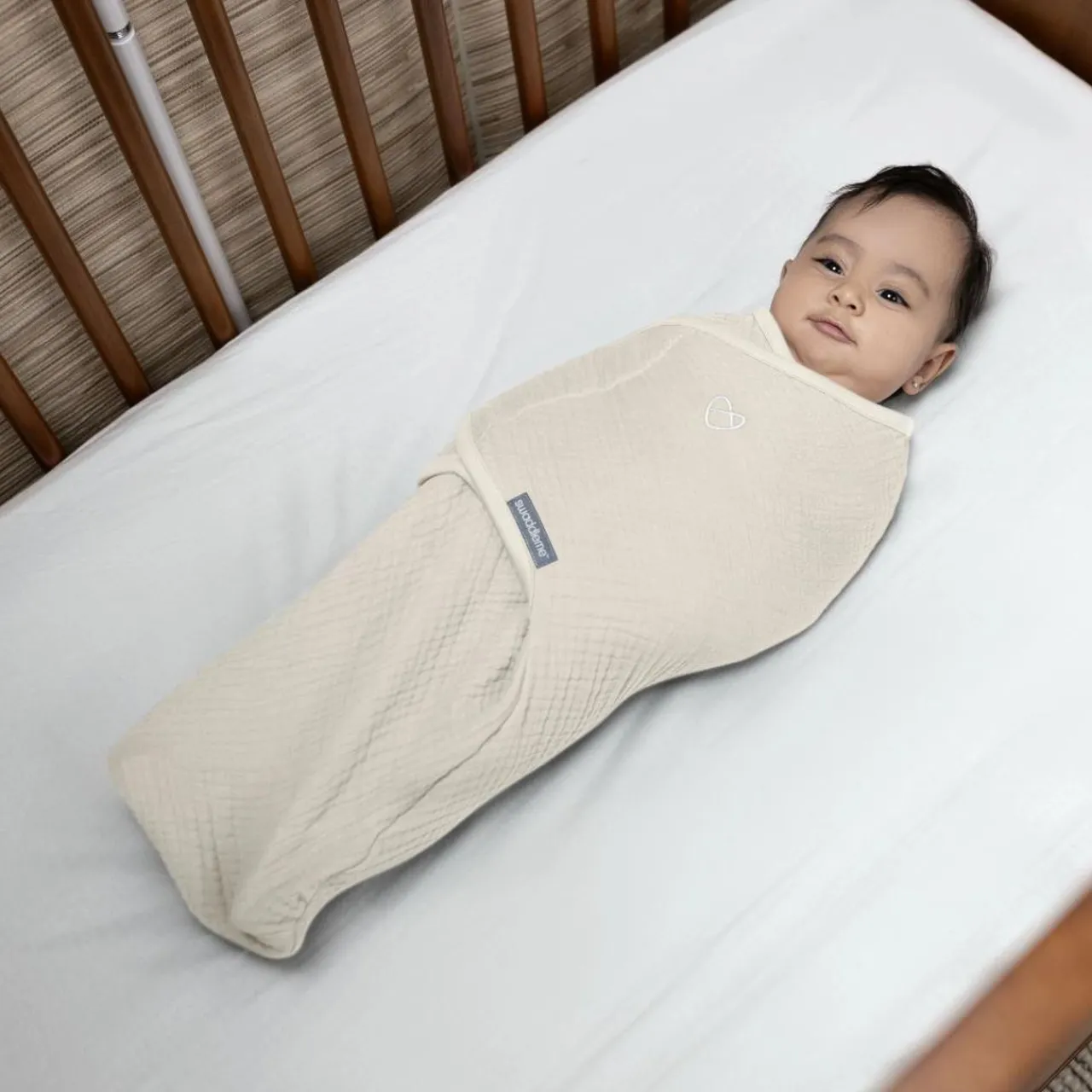 SwaddleMe by Ingenuity Muslin Original Stage 1 1.5 tog Swaddle 1pk Clearance