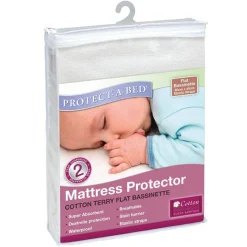 Protectabed Terry Flat Mattress Protector Fashion