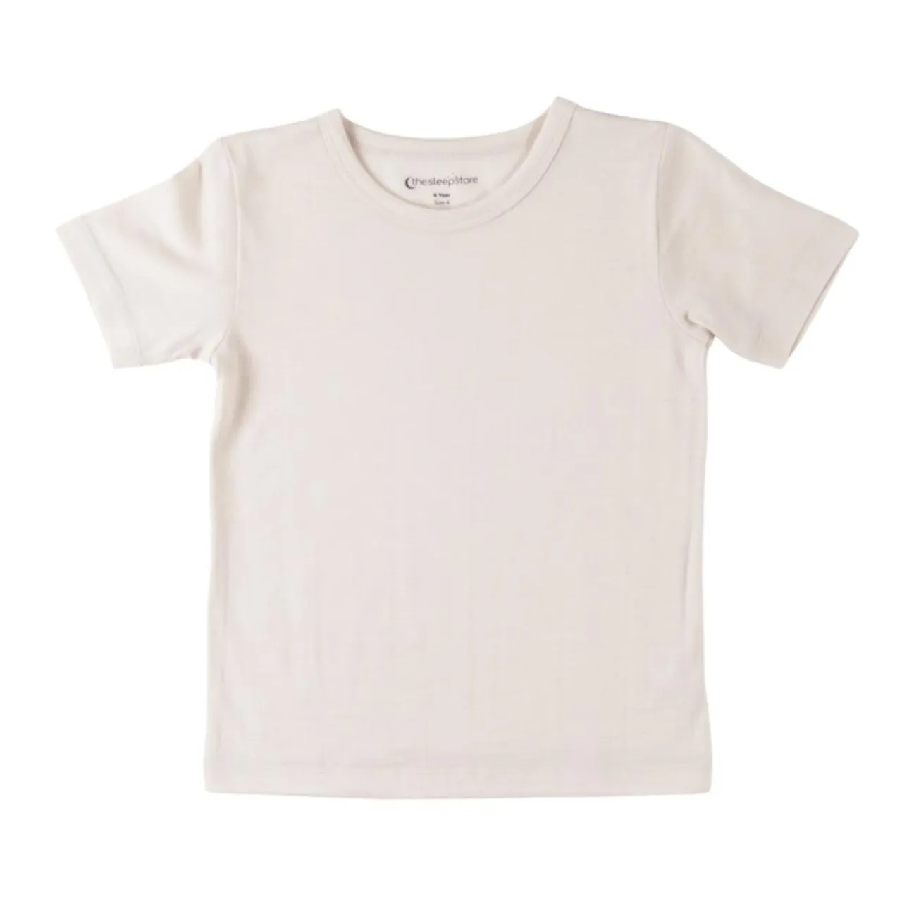 The Sleep Store All Seasons Merino/Tencel Kids Short Sleeve Top Fashion