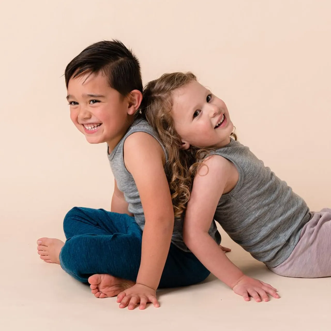 The Sleep Store Deluxe Merino Rib Kids Singlet Sale