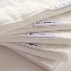 The Sleep Store Flannelette Flat Cloth Nappy 5pk Natural Best