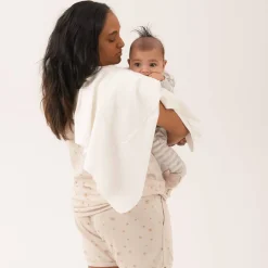 The Sleep Store Flannelette Flat Cloth Nappy 5pk Natural Best