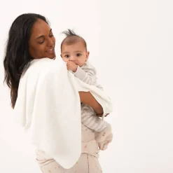 The Sleep Store Flannelette Flat Cloth Nappy 5pk Natural Best