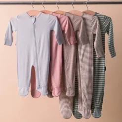 The Sleep Store Jersey Merino - Footed Zipsuit Outlet