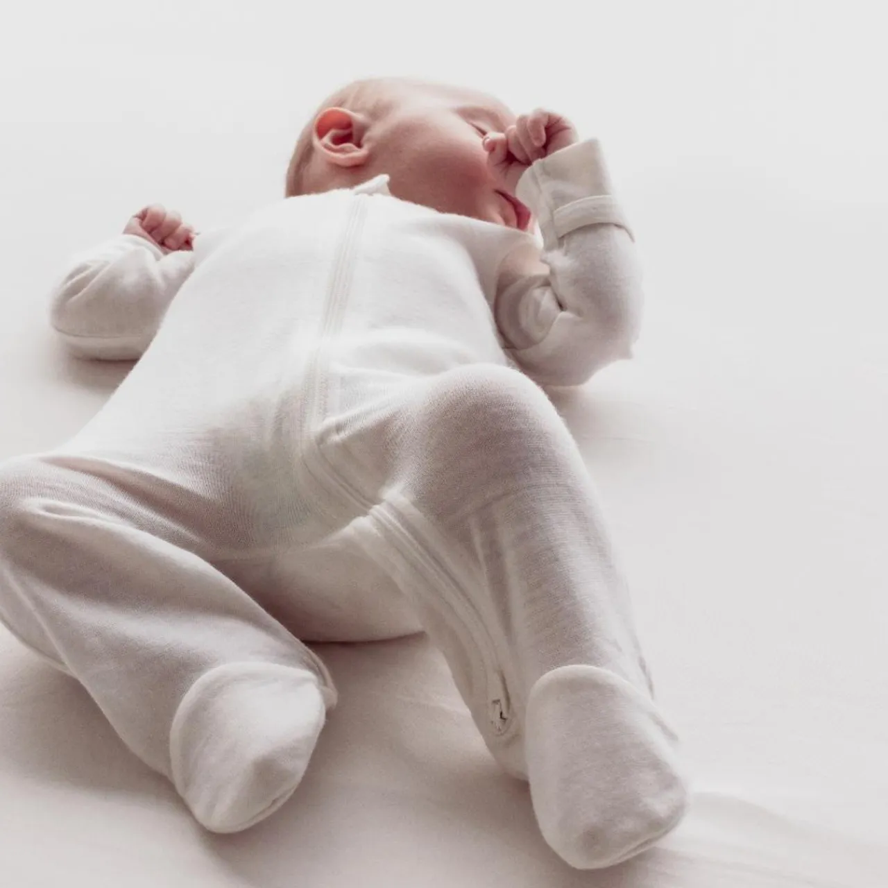 The Sleep Store Jersey Merino - Footed Zipsuit Outlet