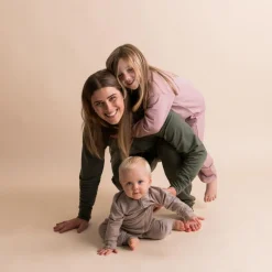 The Sleep Store Merino Tencel Fleece - Big Kids Onesie Hot