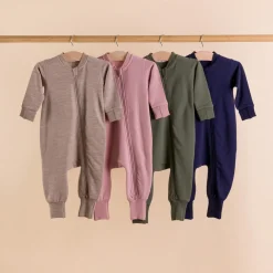 The Sleep Store Merino Tencel Fleece - Onesie with Foldover Mittens & Feet Fashion