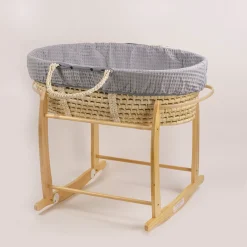 The Sleep Store Moses Basket with Waffle Liner Sale