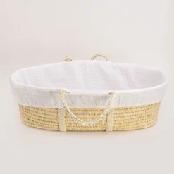 The Sleep Store Moses Basket with Waffle Liner Sale