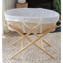 The Sleep Store Moses Basket with Waffle Liner Sale